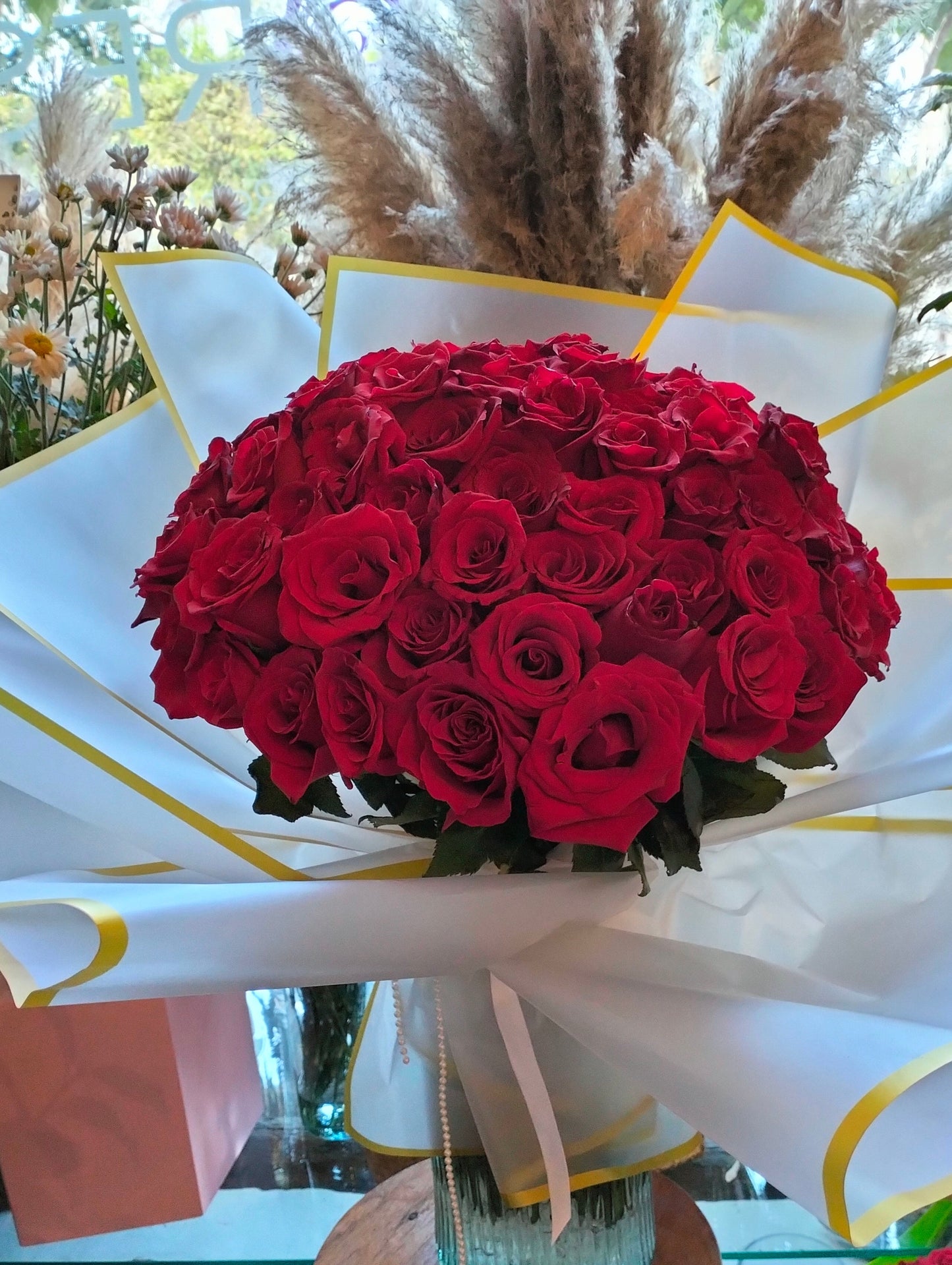 Bouquet 80 red roses